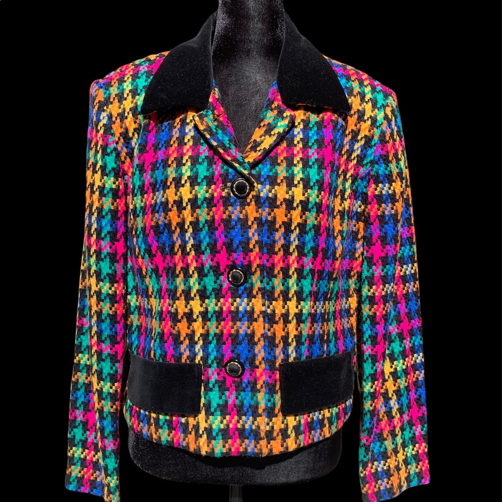 Vintage Multicolored Blazer Sz12